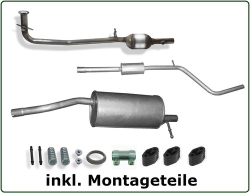 Auspuffanlage mit kat für - auspuffanlage,