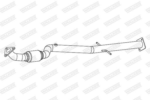 Walker abgasrohr vorne a - walker, u.a